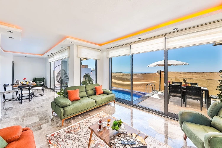 Kalkan Kapalı Havuzlu Villa Kiralama