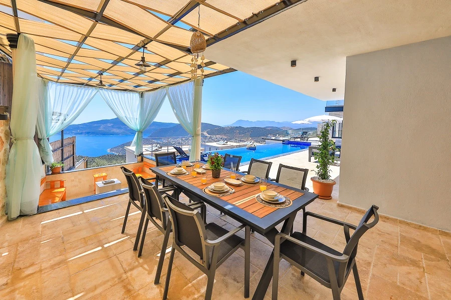 Kalkan Deniz Manzaralı Villa Kiralama